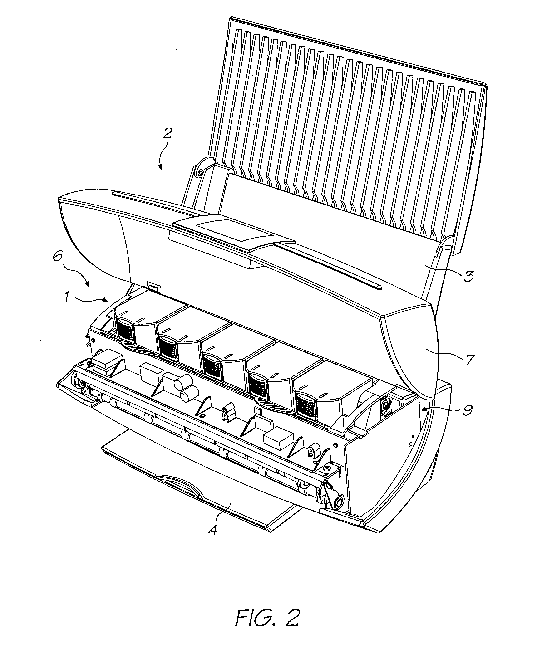 Ink cartridge with sealed air inlet