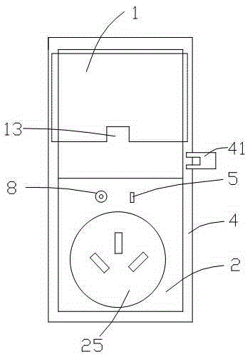 Novel socket with device against electricity stealing