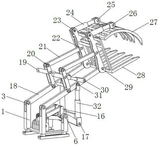 A Multi-Unit Connecting Rod Drive Plane Controllable Sliding Forklift