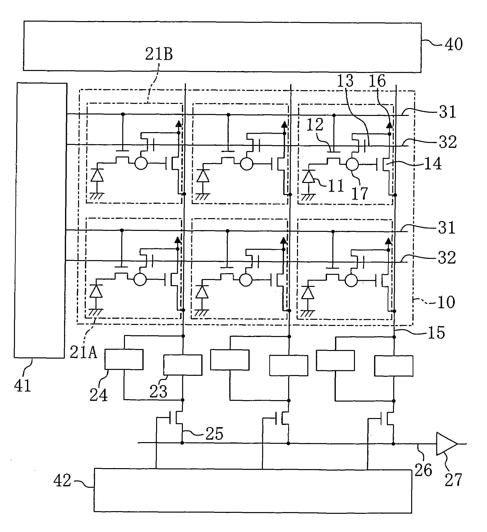 Solid state imaging device, method for driving the same, and camera
