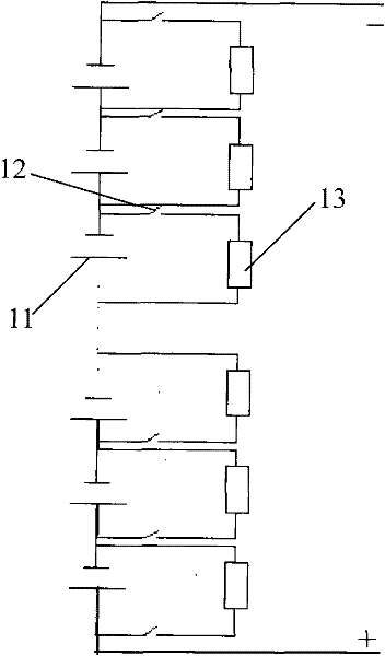 Equalizing device and method of battery management system