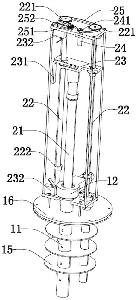 Full-automatic plug-in current lead device