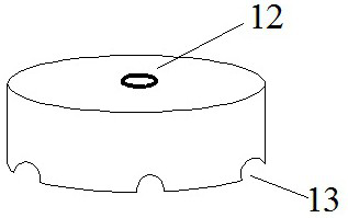 Device for preventing blast hole from freezing