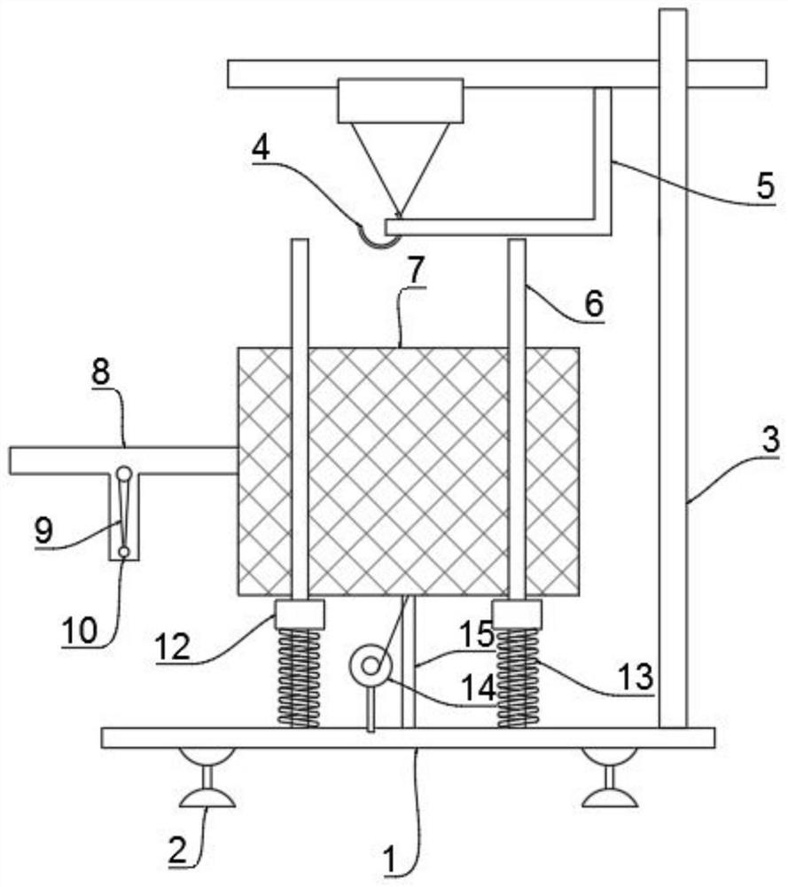 Construction device and construction method used for fabricated building