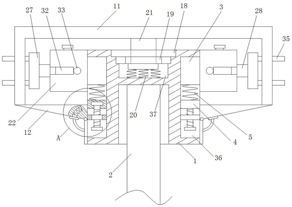 Anti-seismic device for building structure