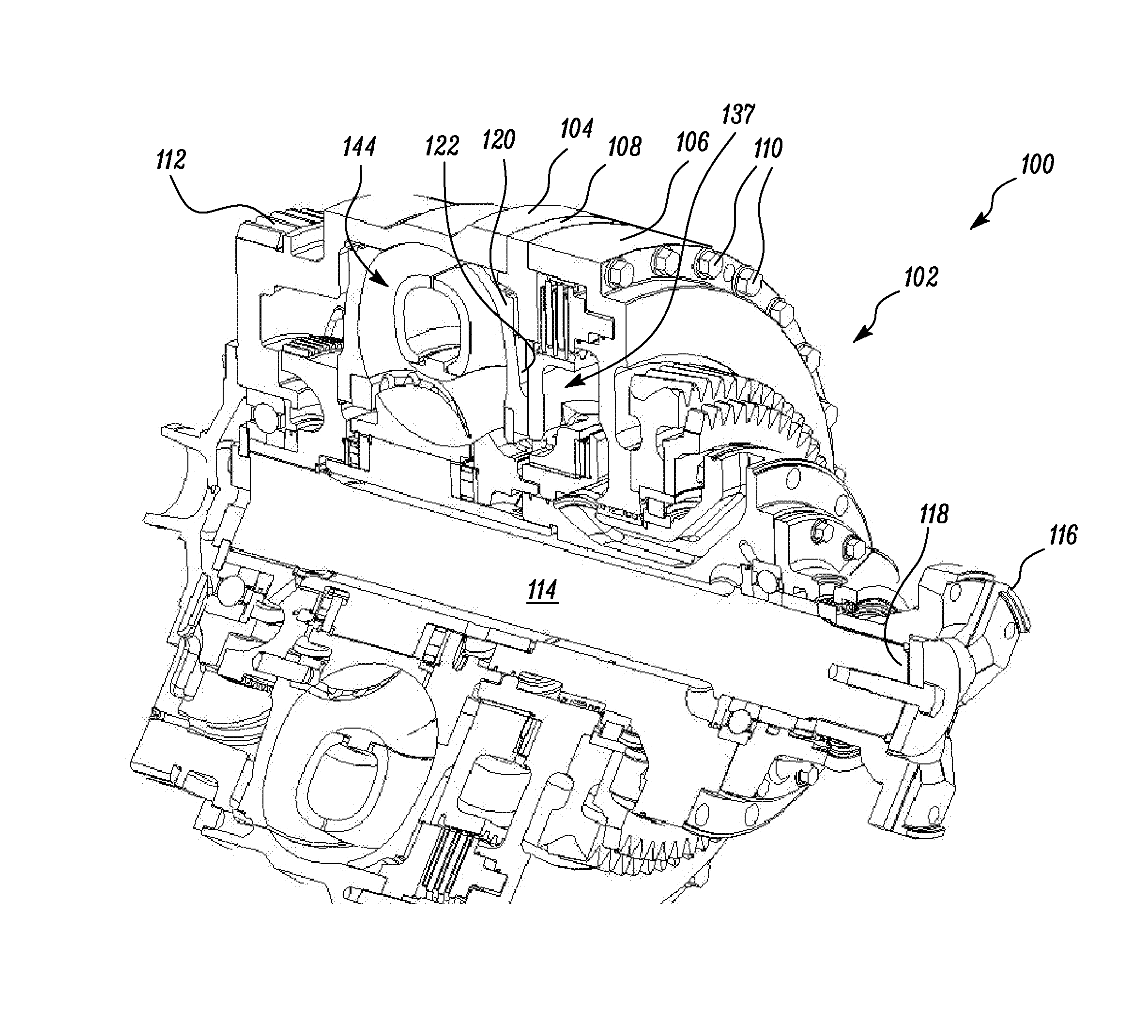 Torque converter and a method for cooling a clutch assembly of the torque converter