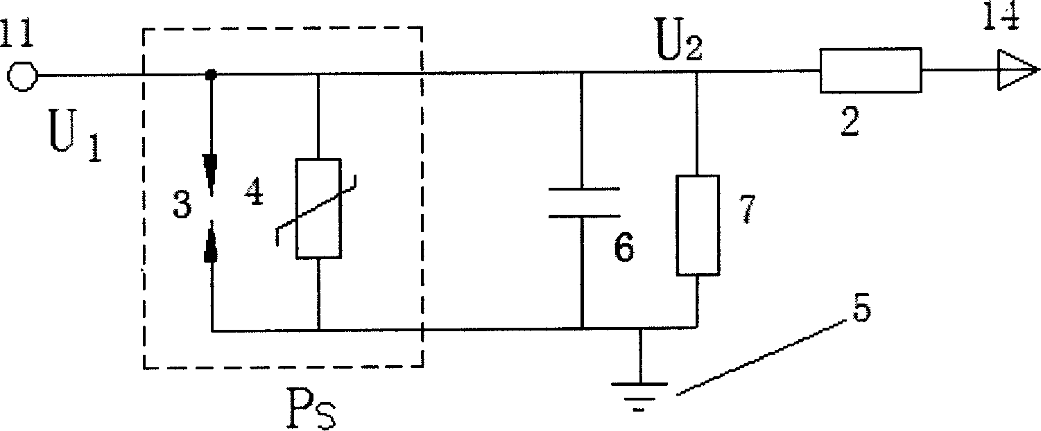 Over-voltage monitoring sensor for AD electricity system