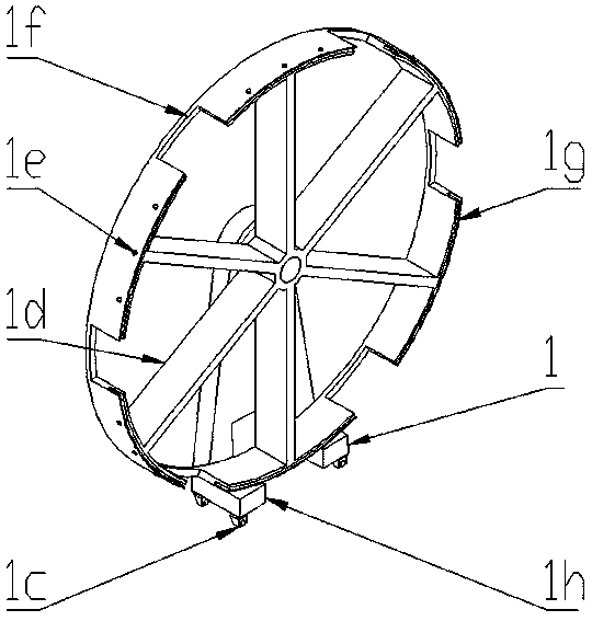 Reinforcing plate cutting anti-deformation device for wind power generation tower