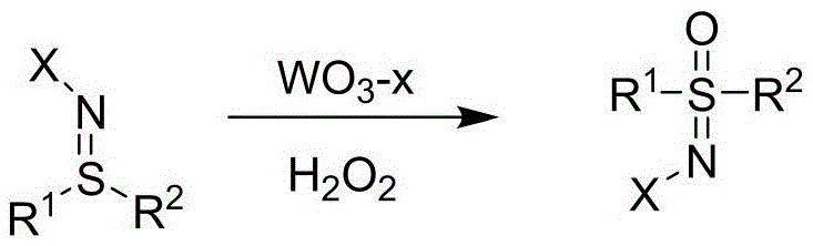 Method for oxidizing sulfilimine into sulfoximide