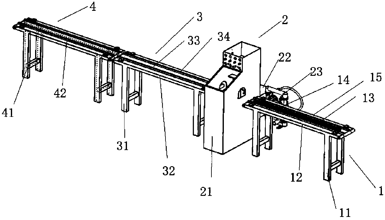 Furniture special-shaped workpiece spray coating assembly line