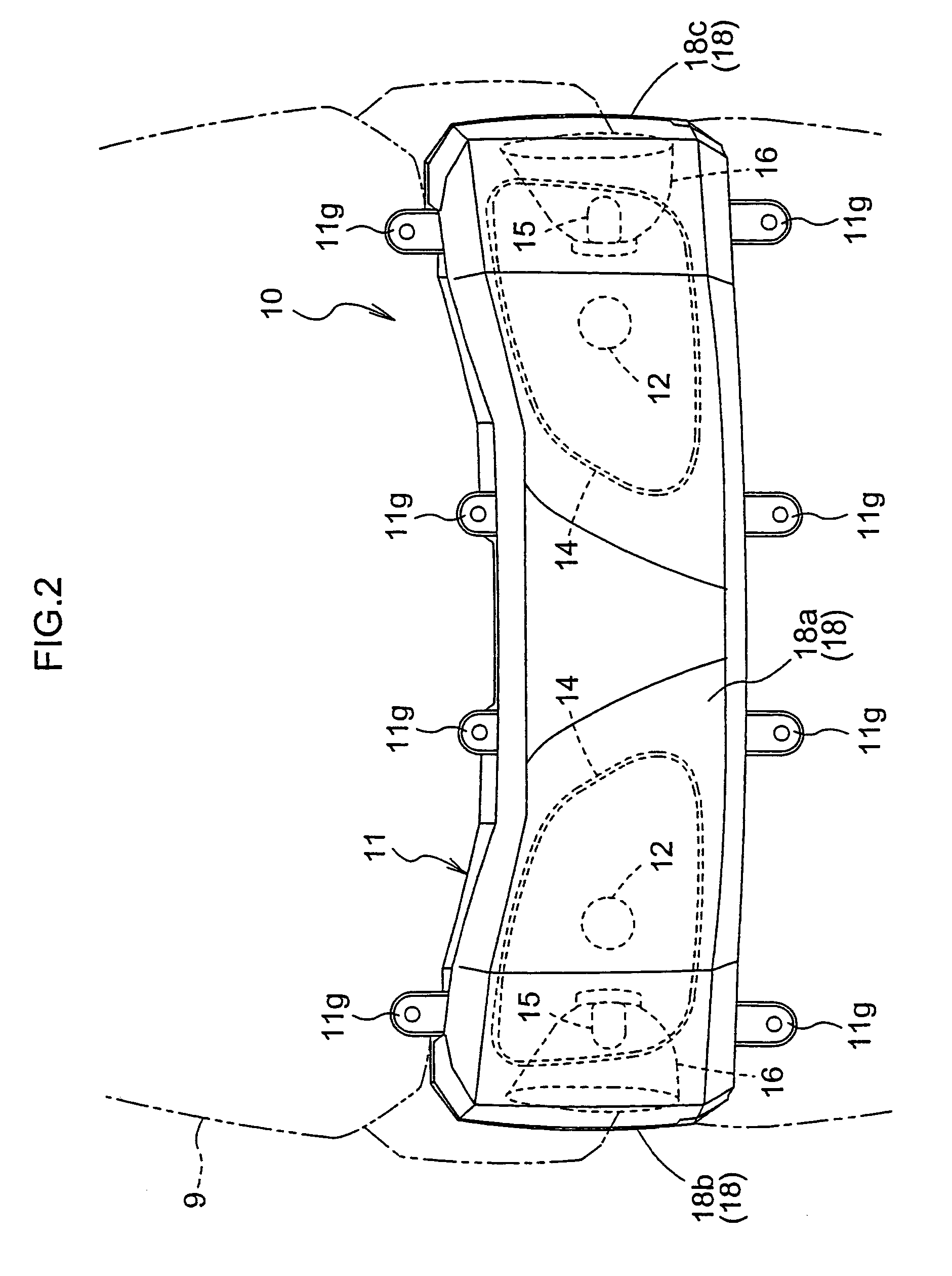 Illumination apparatus having front and side illumination units