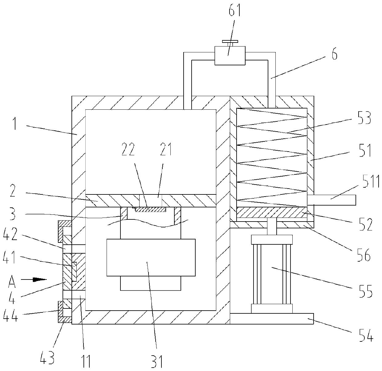 Positive pressure explosion-proof control cabinet