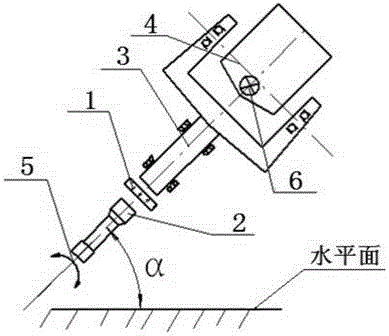 Optical detection method for polar axis type telescope polar axis shaking errors