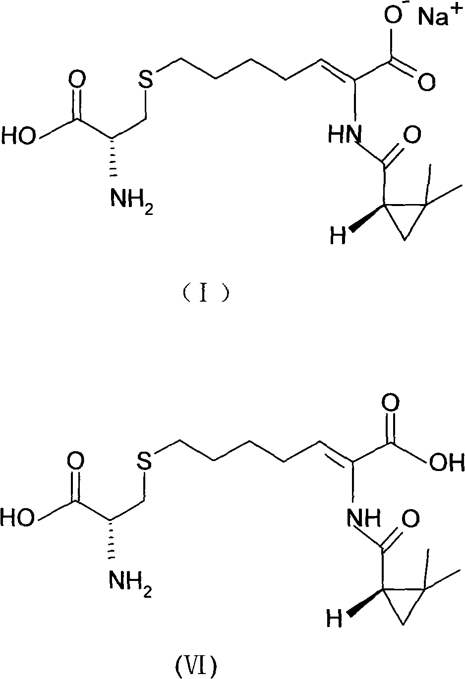 Process for preparing cilastatin sodium