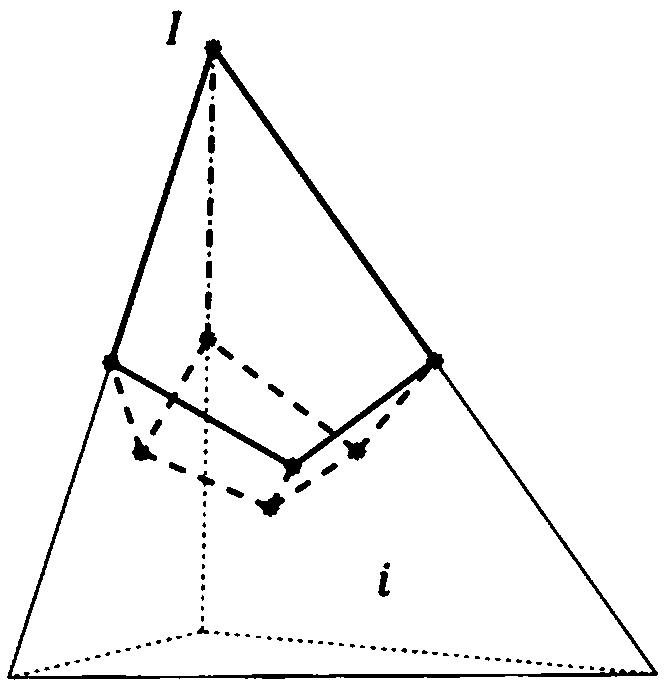 Impact response simulation analog method based on novel hybrid stress tetrahedron unit