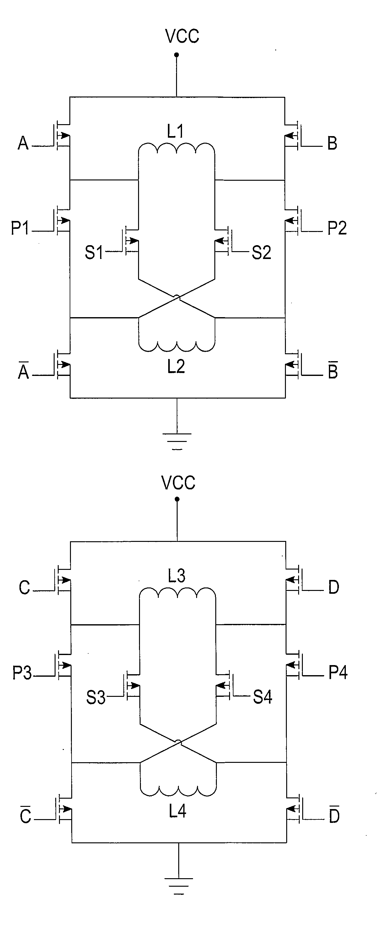 H-bridge drive circuit for step motor control