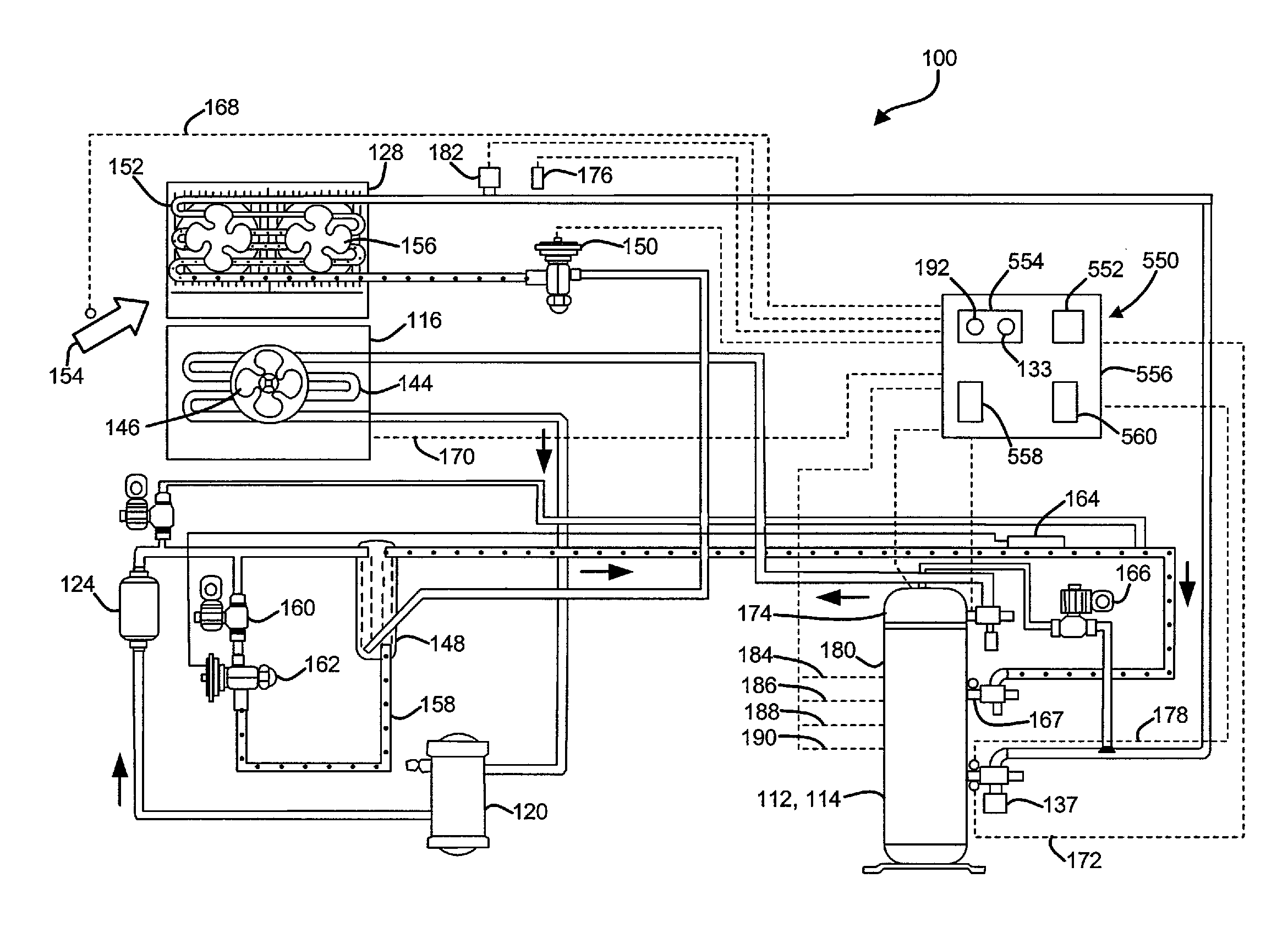 Compressor discharge control on a transport refrigeration system