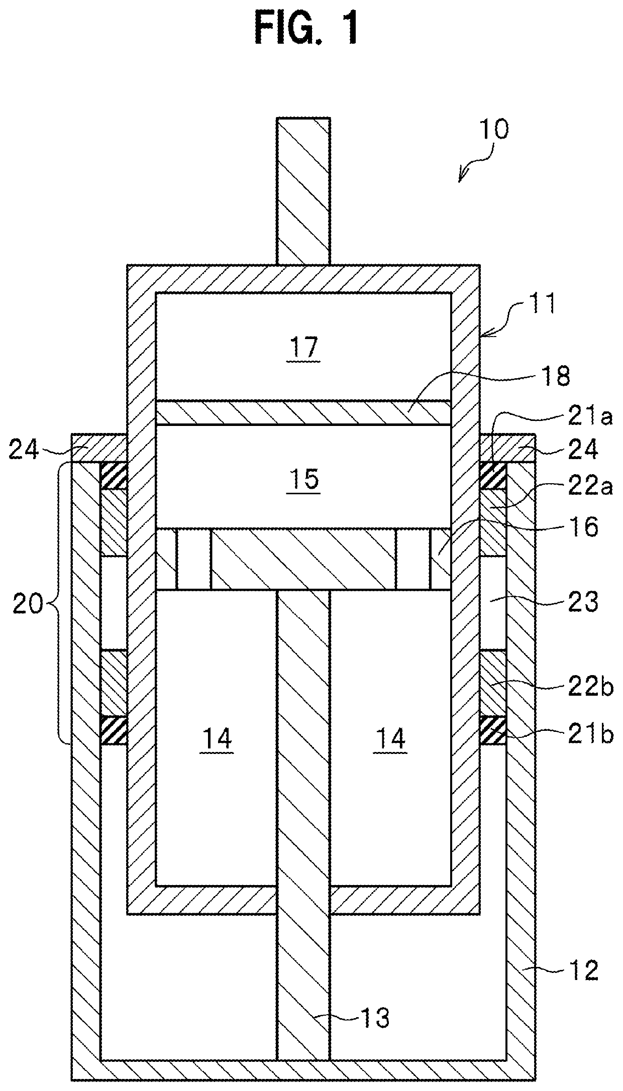 Vibration damping device of inverted structure