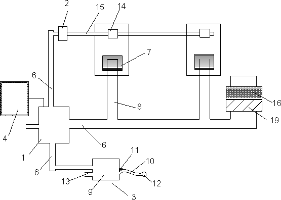 Space deodorization system for garbage transfer station