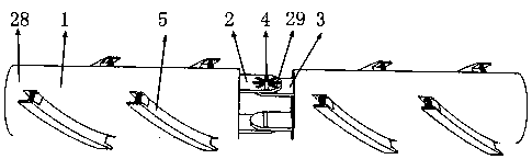 Arc-shaped foundation piling device for municipal engineering