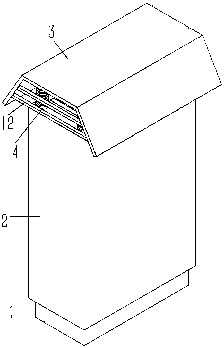 Improved protection structure for outdoor electric cabinet