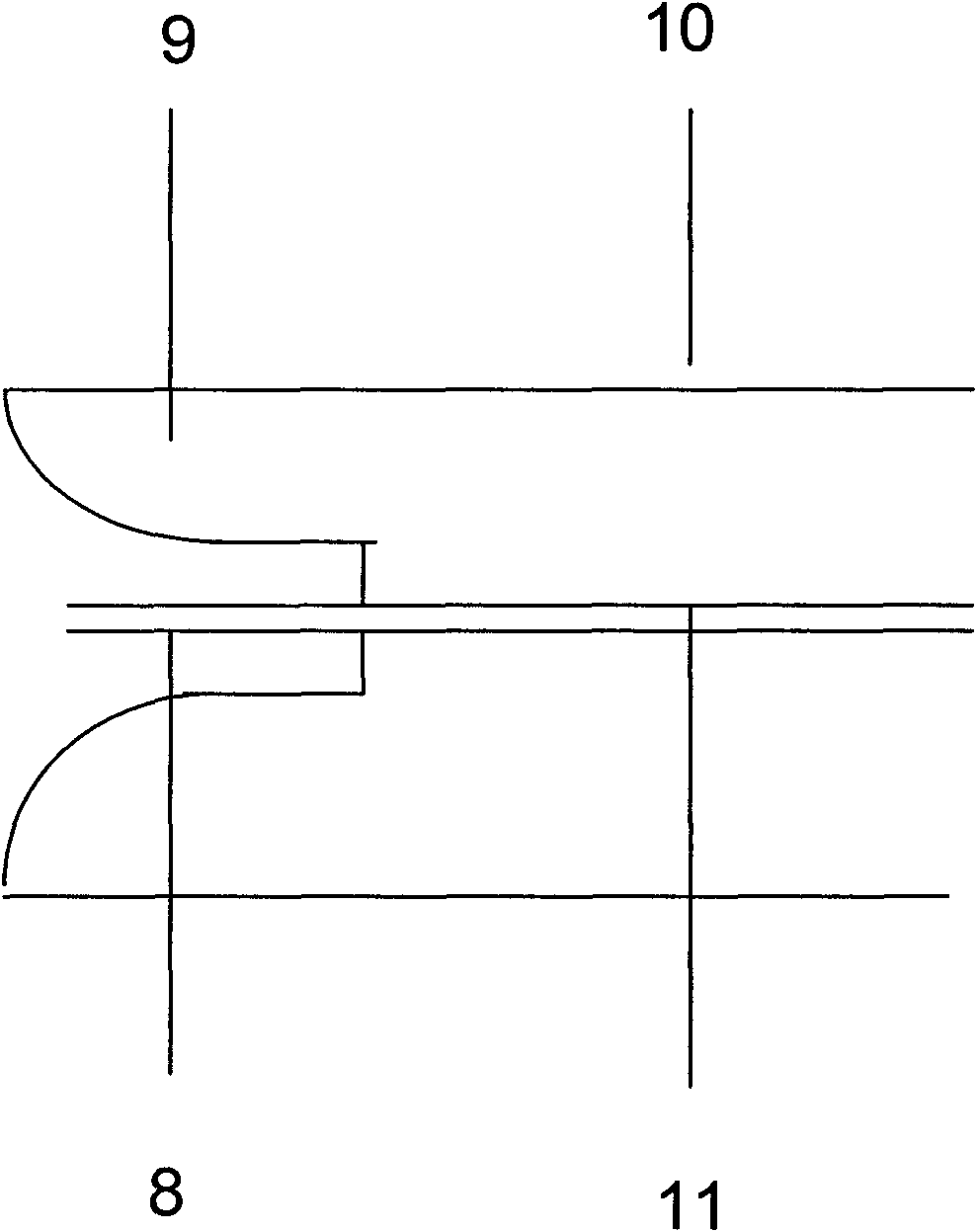 Bladder pressure probe