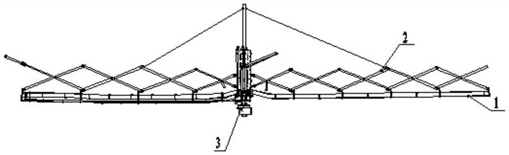 A Rotating Logarithmic Periodic Antenna with Automatic Expansion and Retraction