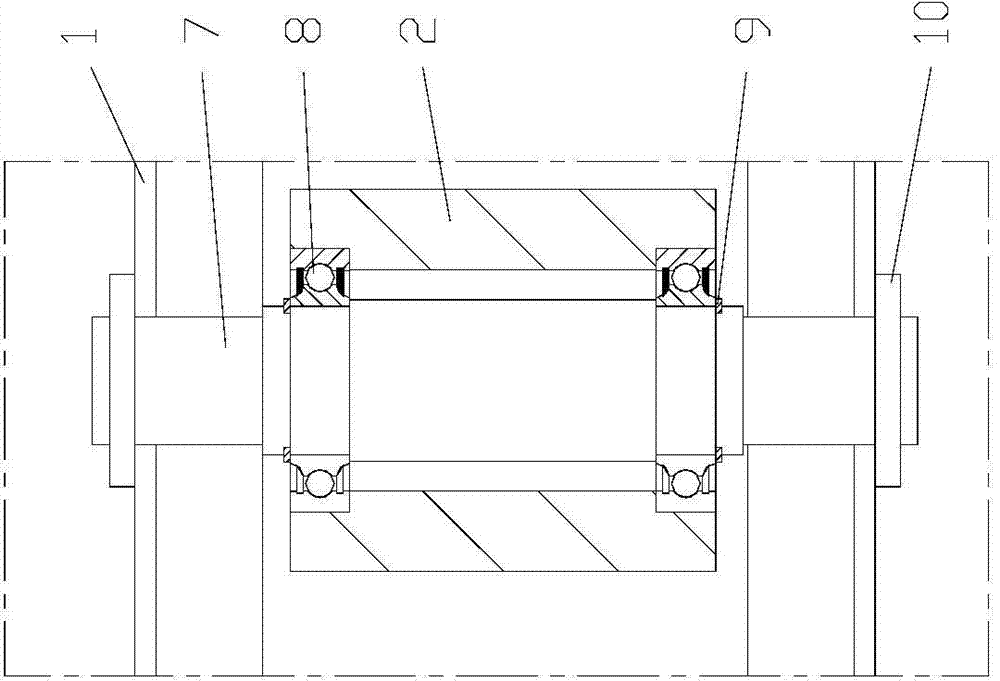 Auxiliary device for molding large-diameter and thin-walled cylinder