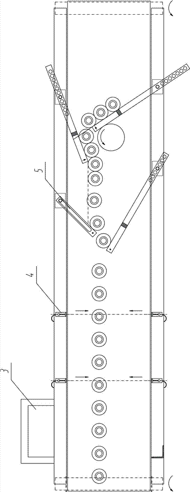 Automatic counting device for bearing parts