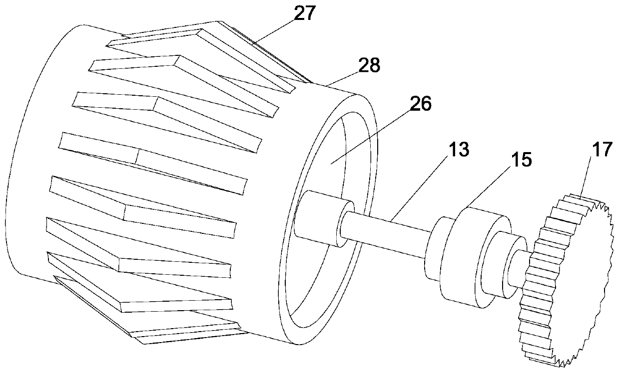 Bidirectional air draft type dust removal device