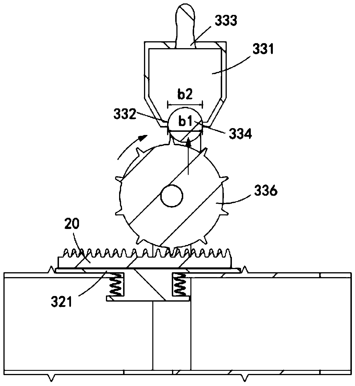 Sawtooth-shaped metal composite plate combining equipment