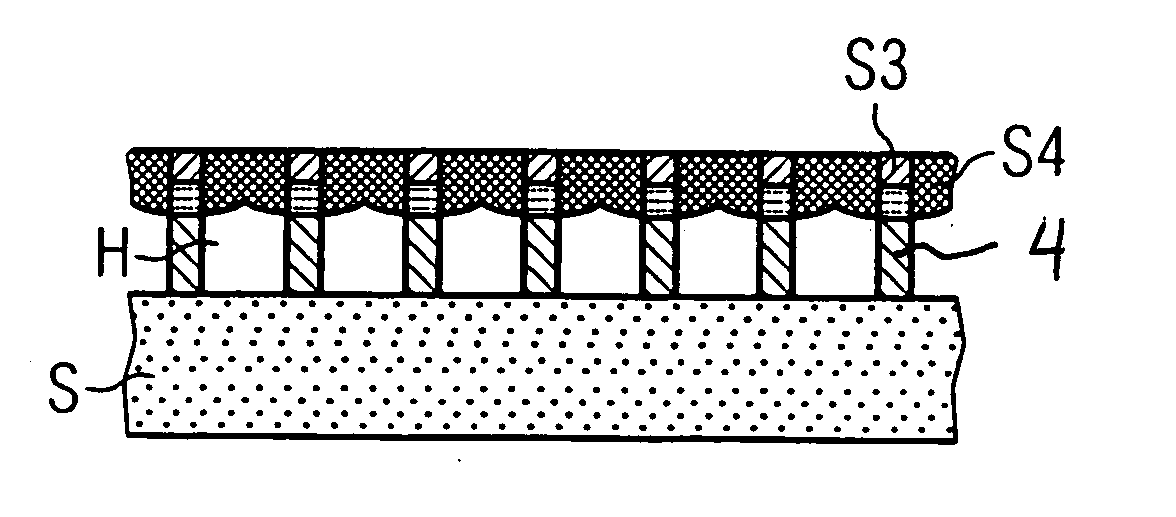 Method for fabricating microstructures and arrangement of microstructures