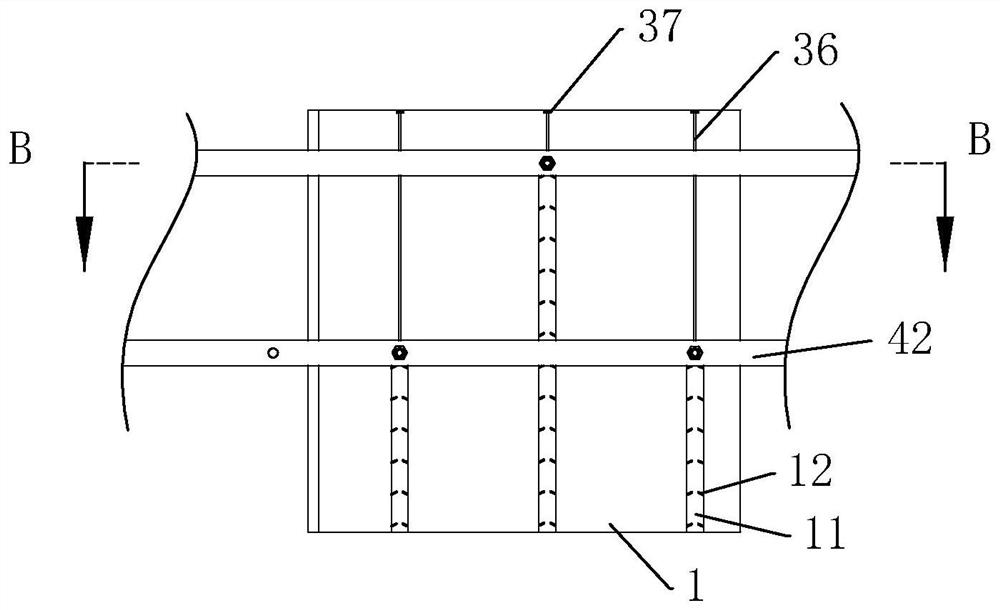 Composite wall for building exterior wall and construction method thereof