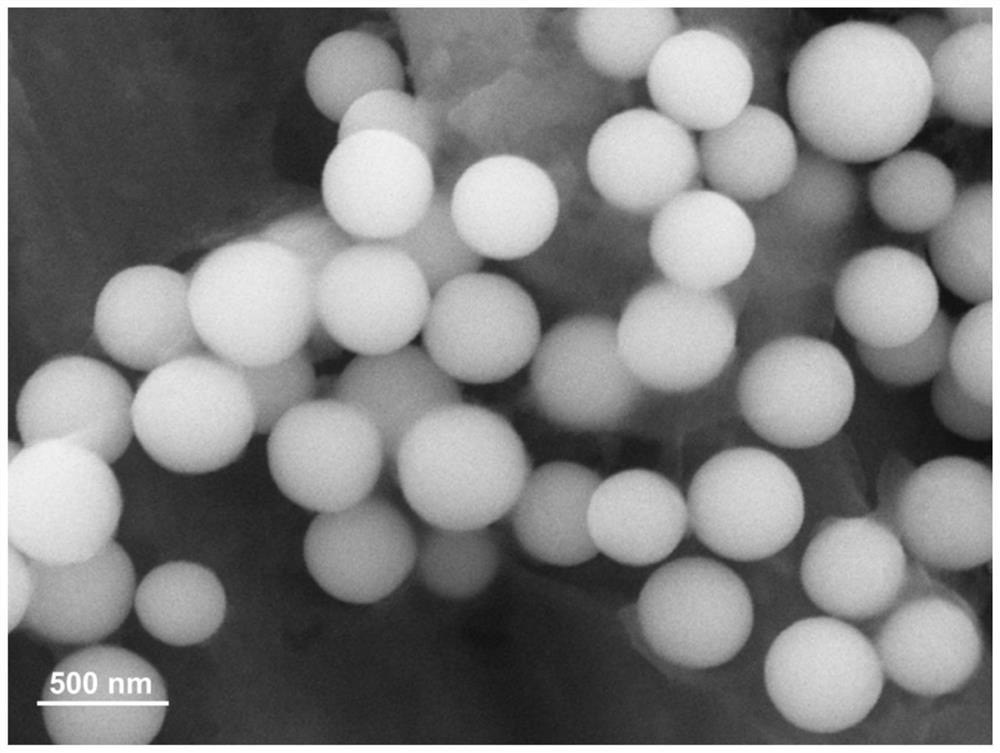 Preparation method of size-controllable amorphous tantalum oxide nanospheres