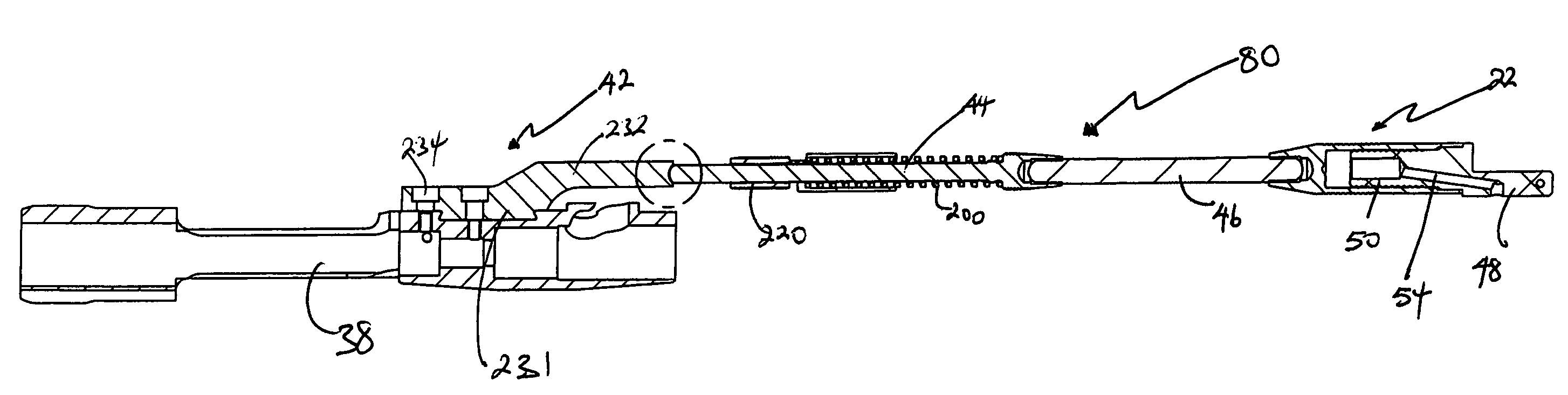 Self-cleaning gas operating system for a firearm