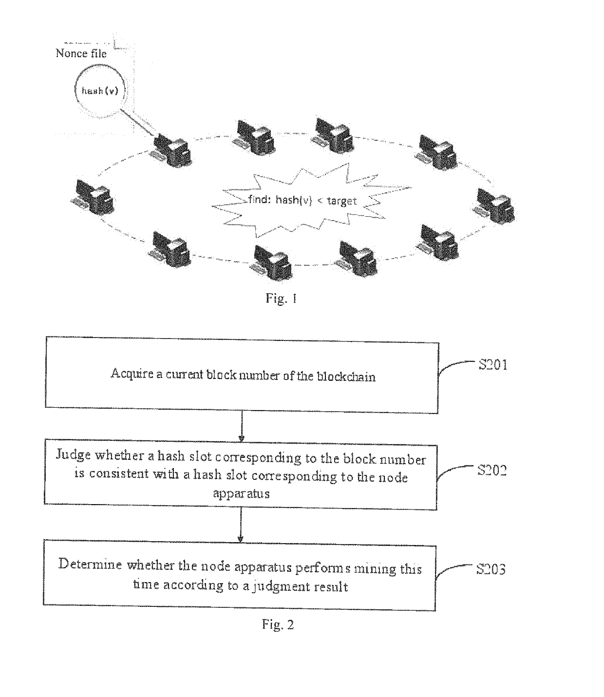 Block chain mining method, device, and node apparatus