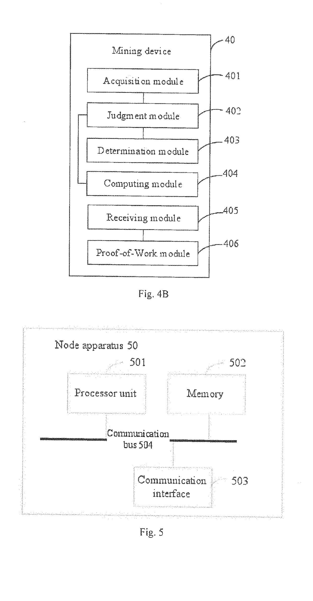 Block chain mining method, device, and node apparatus