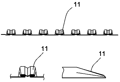 Steel wavy floor for container