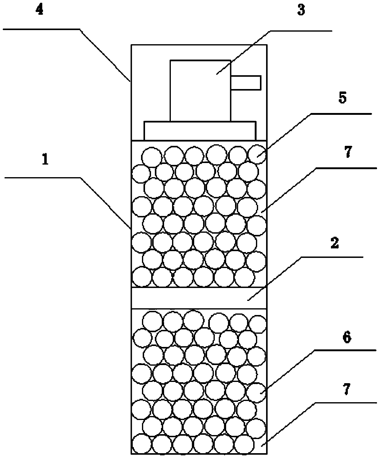 Double-layer micro-ballstone astringent and preparing method thereof