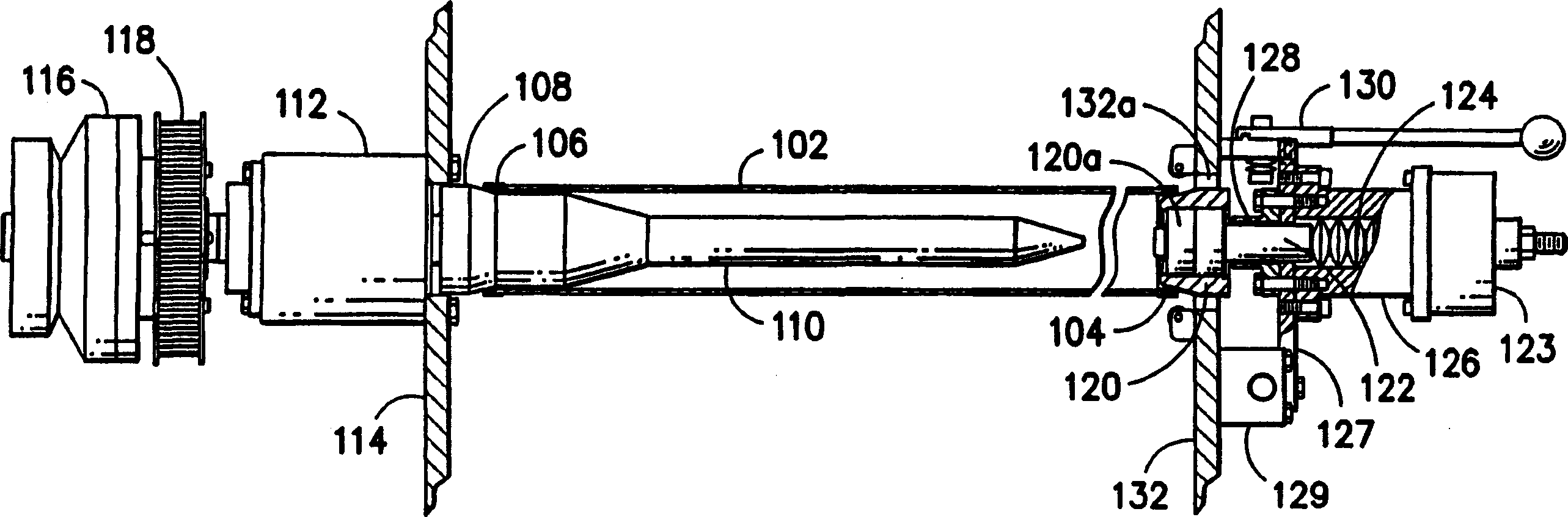 Fabric treatment apparatus comprising easily removable treatment tubes
