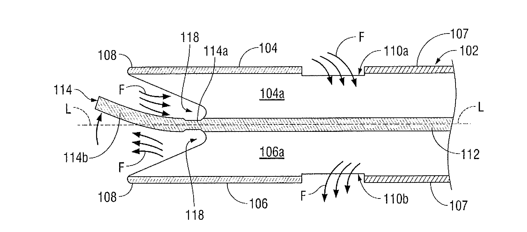 Catheter with articulable septum extension