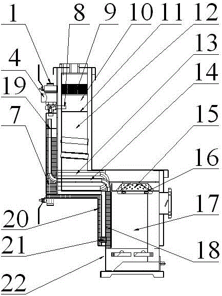 Steam combustion-supporting device