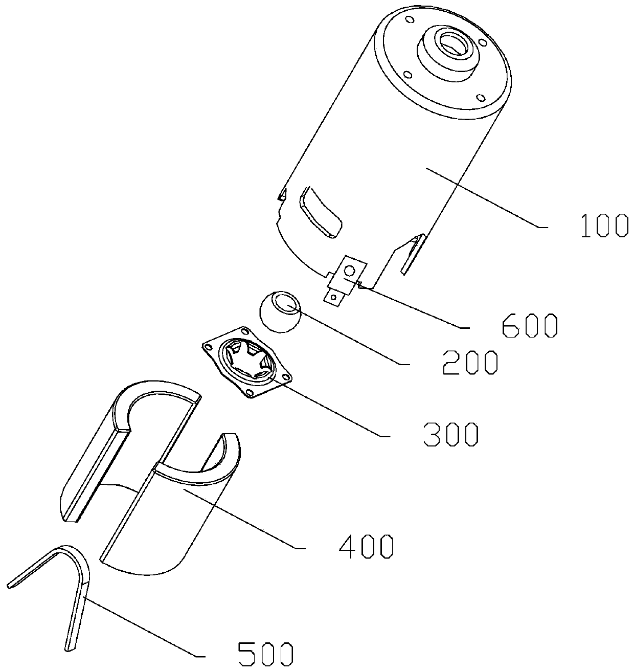 Jig device for motor automatic tooling