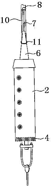 Electric power bracing wire protective sleeve and installation method thereof