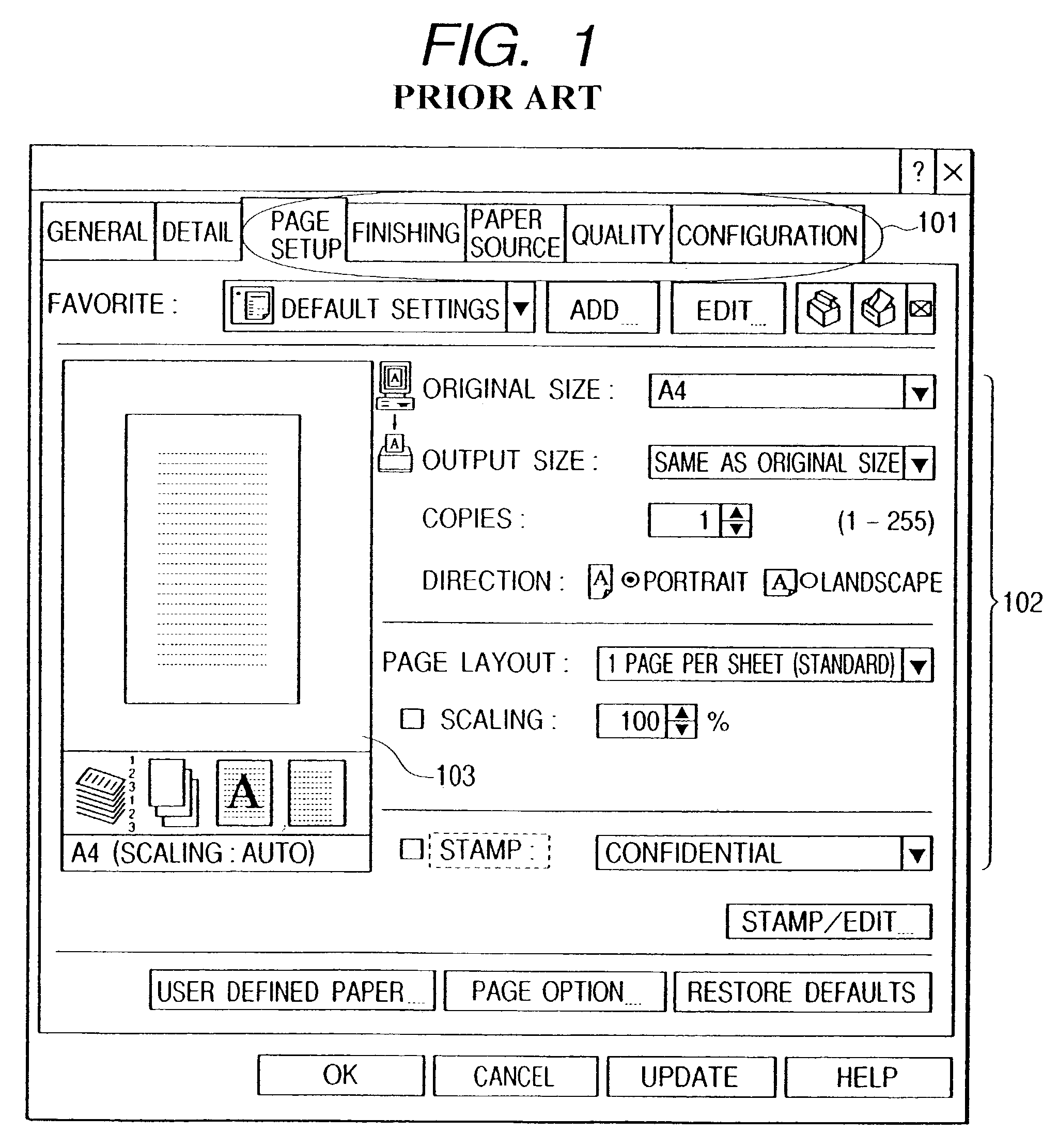 Information processing apparatus, device setting method, and computer-readable memory storing device driver program therein