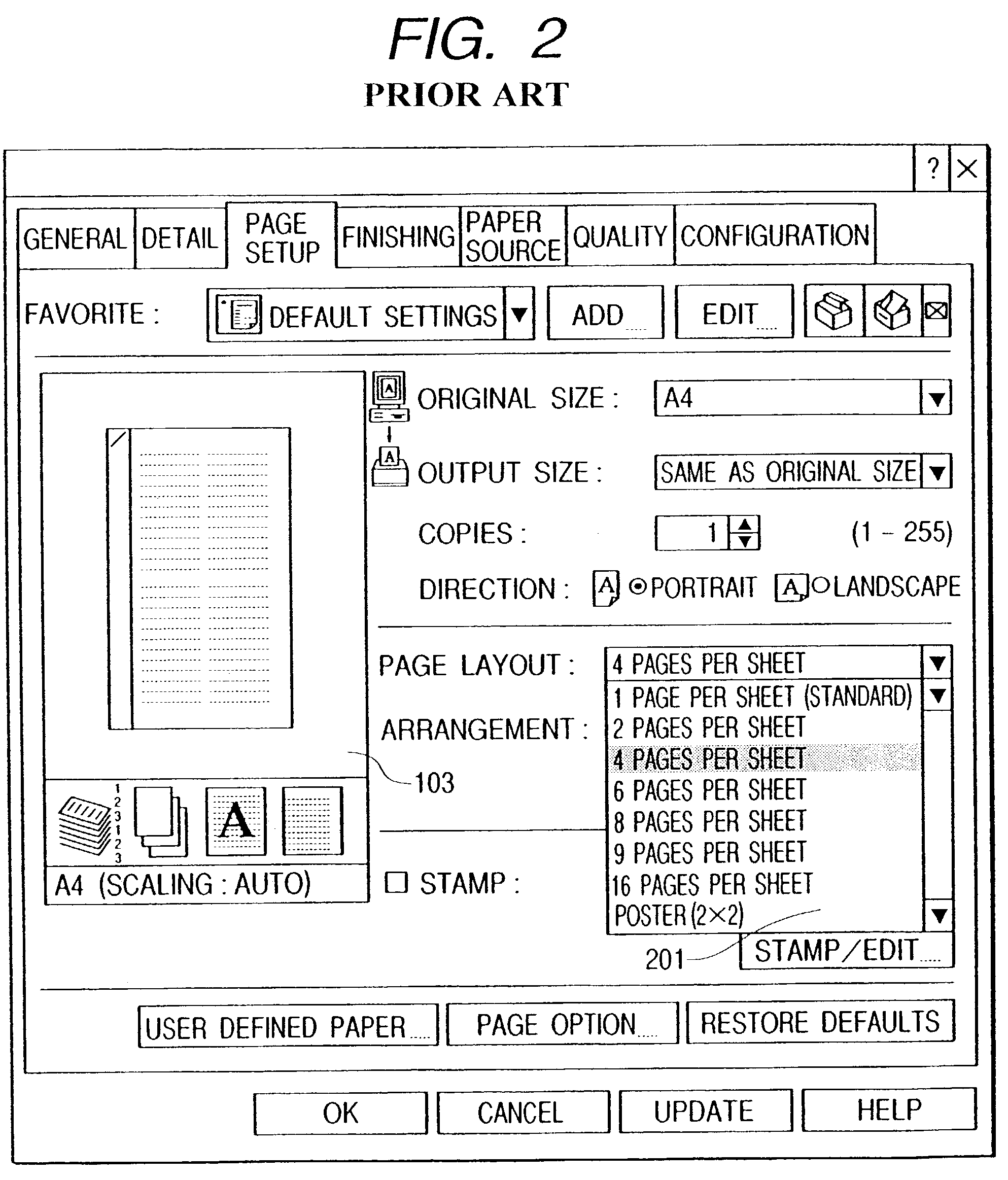 Information processing apparatus, device setting method, and computer-readable memory storing device driver program therein