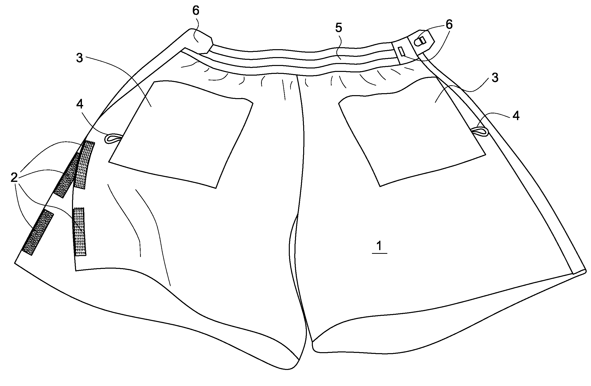 Right-and-left-seam opening medical-patient shorts and methods of use