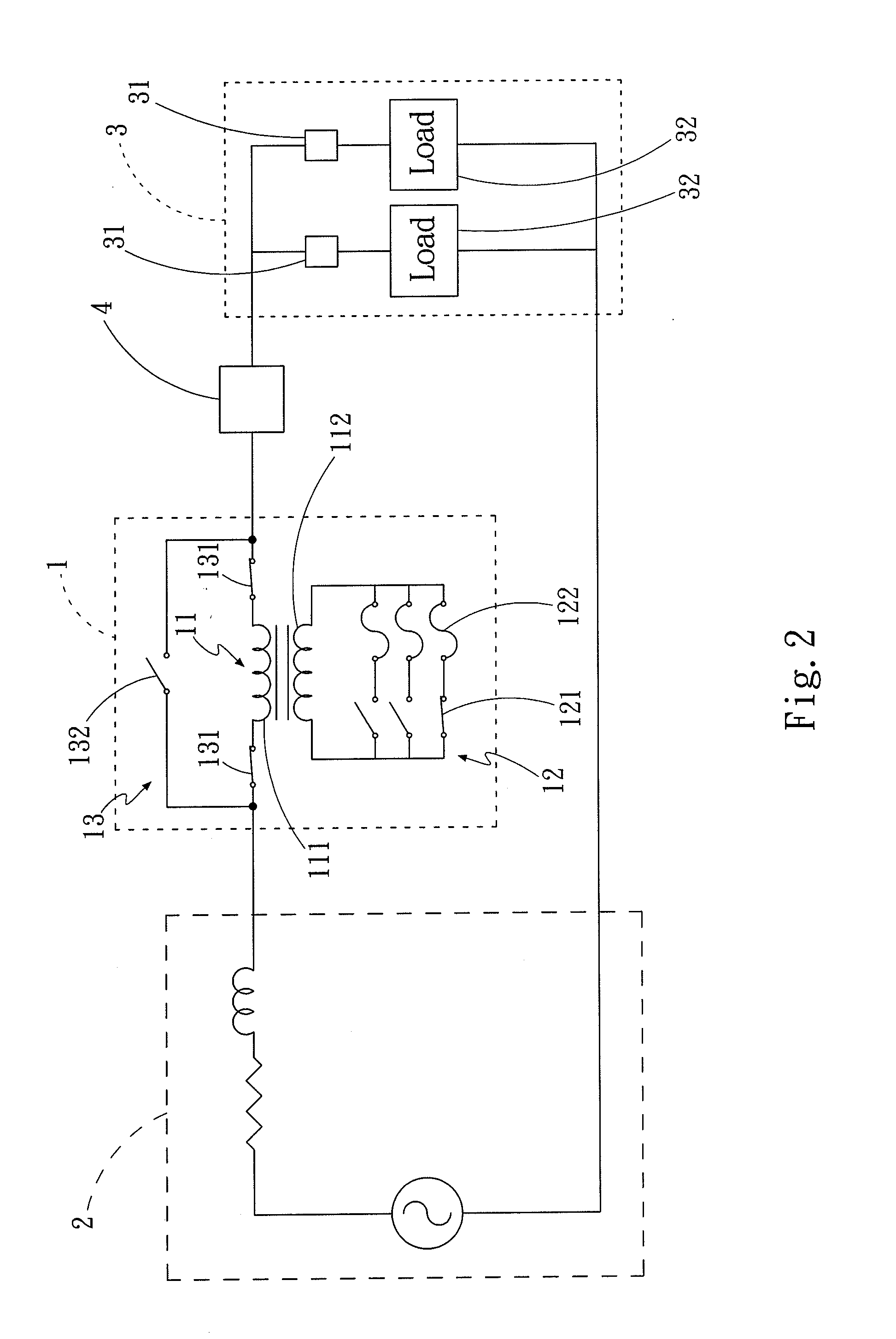 Isolation-type ac fault current limited circuit