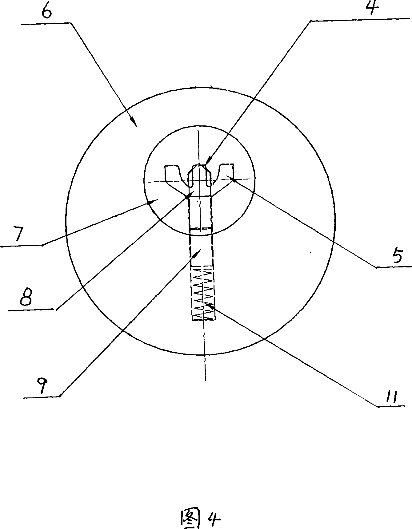 Antistriking cylinder lock core