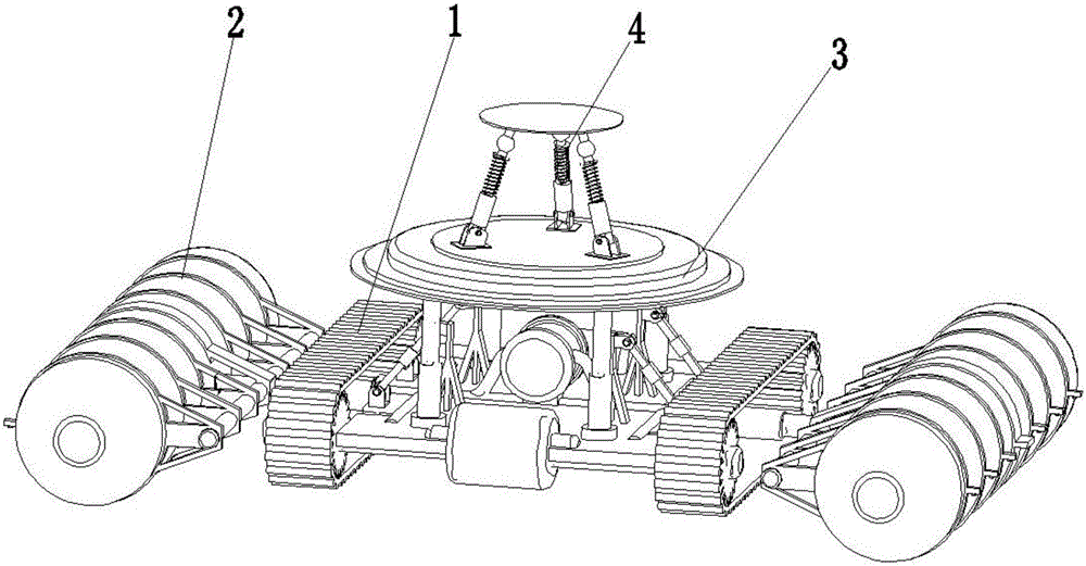 Base special for full-intelligent fishpond feed putting integrated machine